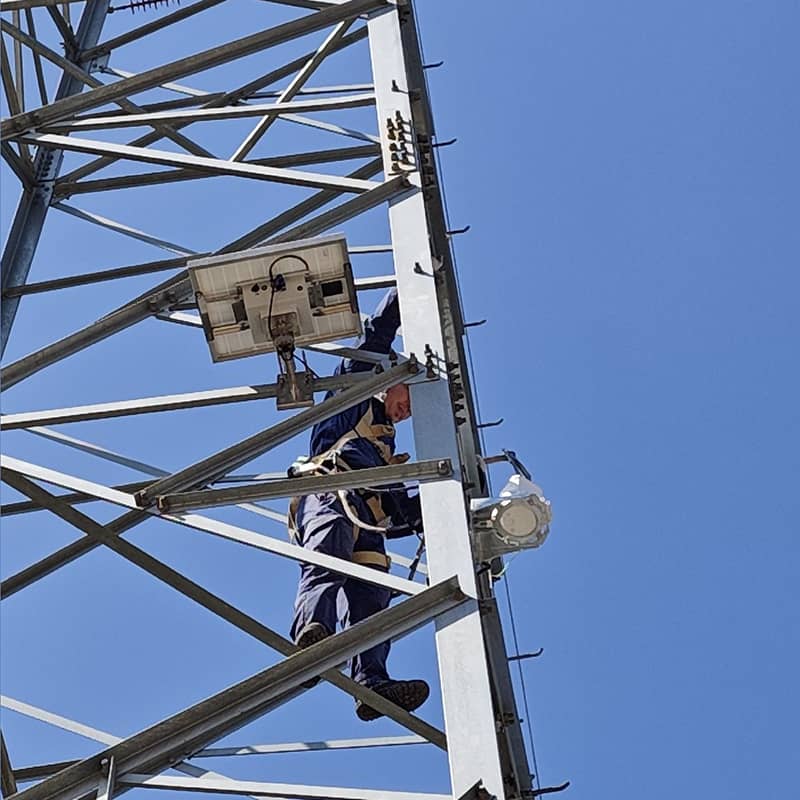 2026.01.15 輸電線路圖像視頻監(jiān)測裝置(雙光球機) 設(shè)備安裝案例